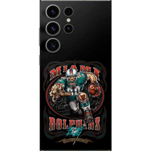 Liquid Blue NFL Miami Dolphins Running Back Galaxy S24 Ultra Skin