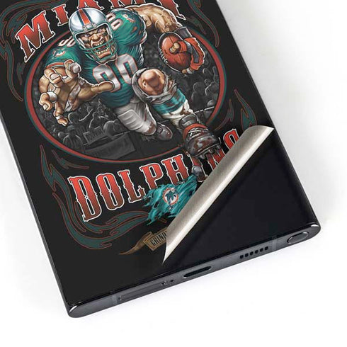 Liquid Blue NFL Miami Dolphins Running Back Galaxy S24 Ultra Skin