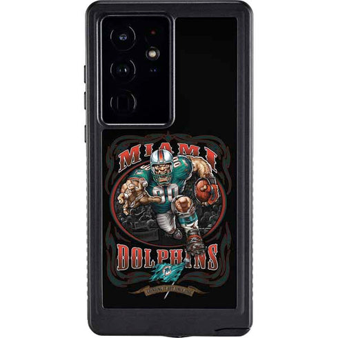 Liquid Blue NFL Miami Dolphins Running Back Galaxy S24 Ultra Waterproof Case