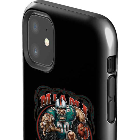 Liquid Blue NFL Miami Dolphins Running Back iPhone 11 Impact Case