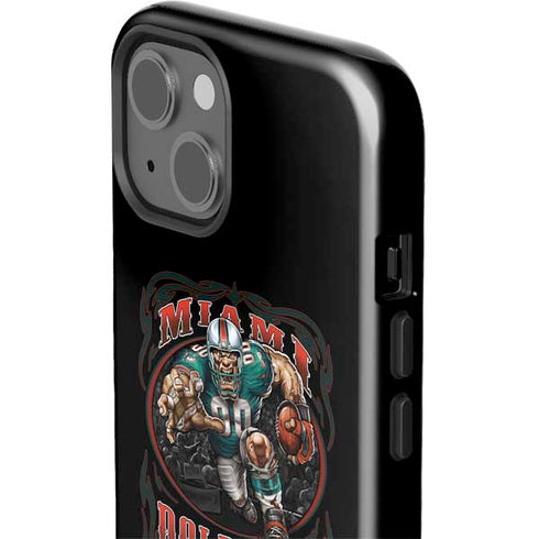 Liquid Blue NFL Miami Dolphins Running Back iPhone 15 Impact Case