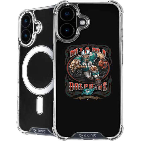 Liquid Blue NFL Miami Dolphins Running Back iPhone 16 MagSafe Case