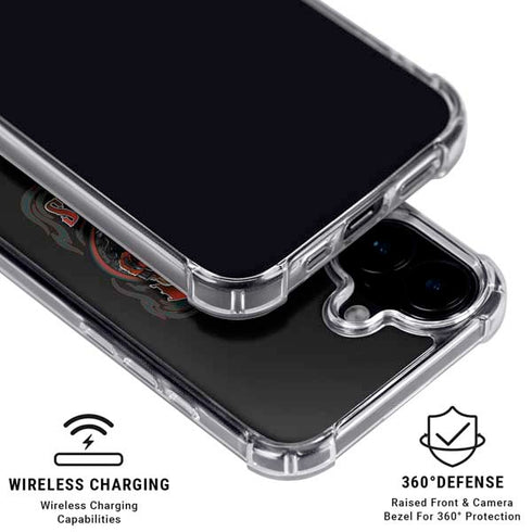 Liquid Blue NFL Miami Dolphins Running Back iPhone 16 Plus Clear Case