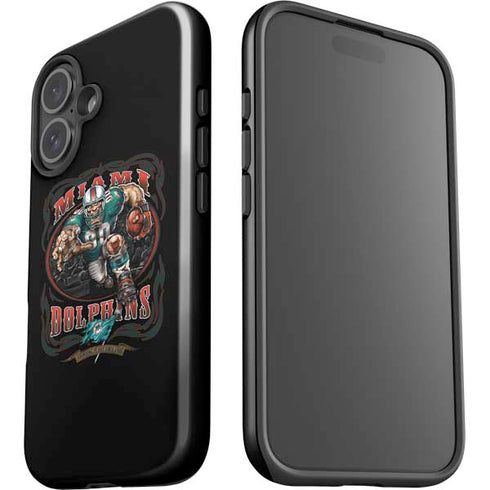 Liquid Blue NFL Miami Dolphins Running Back iPhone 16 Plus Impact Case