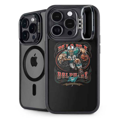 Liquid Blue NFL Miami Dolphins Running Back iPhone 16 Pro Kickstand Case