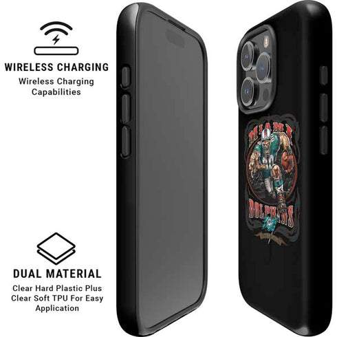 Liquid Blue NFL Miami Dolphins Running Back iPhone 16 Pro Max Magsafe Impact Case