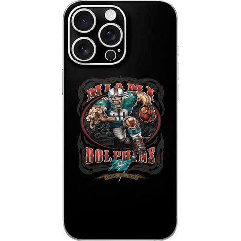 Liquid Blue NFL Miami Dolphins Running Back iPhone 16 Pro Max Skin