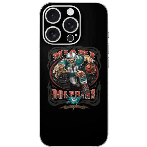 Liquid Blue NFL Miami Dolphins Running Back iPhone 16 Pro Skin