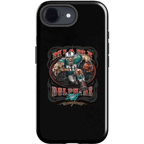 Liquid Blue NFL Miami Dolphins Running Back iPhone 16e Impact Case