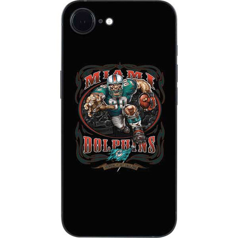 Liquid Blue NFL Miami Dolphins Running Back iPhone 16e Skin