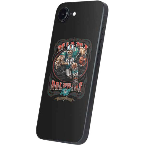Liquid Blue NFL Miami Dolphins Running Back iPhone 16e Skin