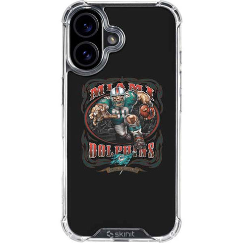 Liquid Blue NFL Miami Dolphins Running Back iPhone 17 Clear Case
