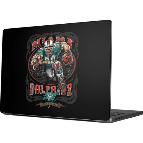 Liquid Blue NFL Miami Dolphins Running Back Apple MacBook Pro 14-inch Skin