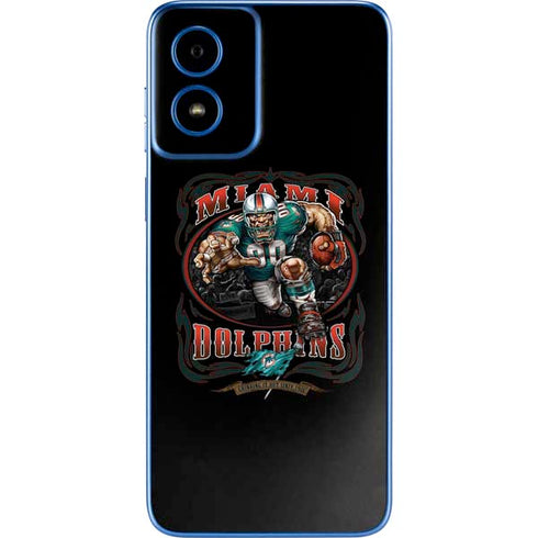 Liquid Blue NFL Miami Dolphins Running Back Moto G Play 4G (2024) Skin