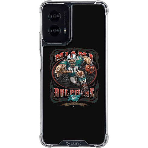 Liquid Blue NFL Miami Dolphins Running Back Moto G Power 5G (2024) Clear Case