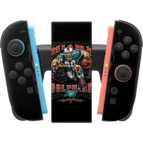 Liquid Blue NFL Miami Dolphins Running Back Nintendo Switch 2 (2025) Joy-Con Controller Skin