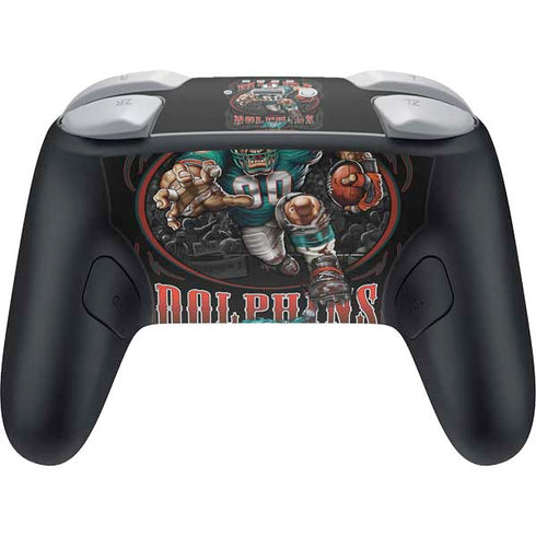 Liquid Blue NFL Miami Dolphins Running Back Nintendo Switch 2 (2025) Pro Controller Skin