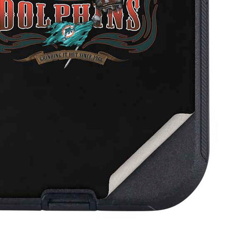 Liquid Blue NFL Miami Dolphins Running Back Otterbox Defender iPhone Skin