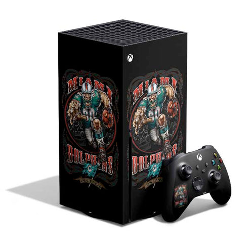 Liquid Blue NFL Miami Dolphins Running Back Xbox Series X Skins