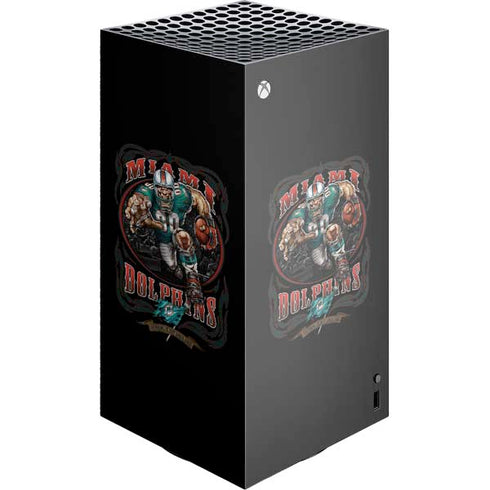 Liquid Blue NFL Miami Dolphins Running Back XBox Series X Digital Edition Console Skin