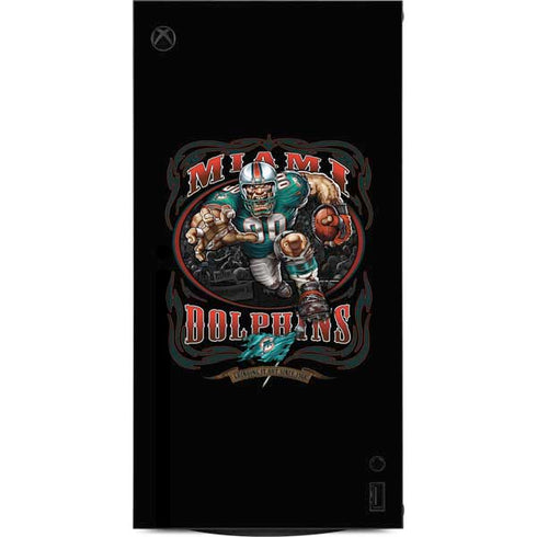 Liquid Blue NFL Miami Dolphins Running Back XBox Series X Digital Edition Console Skin