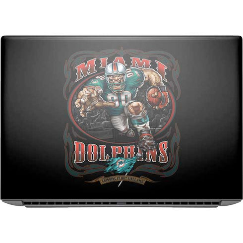 Liquid Blue NFL Miami Dolphins Running Back HP ZBook Fury 16 G10 Skin