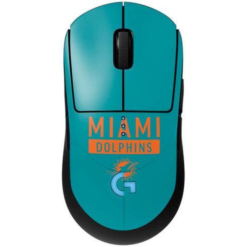NFL Miami Dolphins Teal Performance Series G Pro Wireless Gaming Mouse Skin