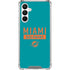 NFL Miami Dolphins Teal Performance Series Galaxy A16 5G Clear Case