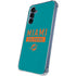 NFL Miami Dolphins Teal Performance Series Galaxy A35 5G Clear Case