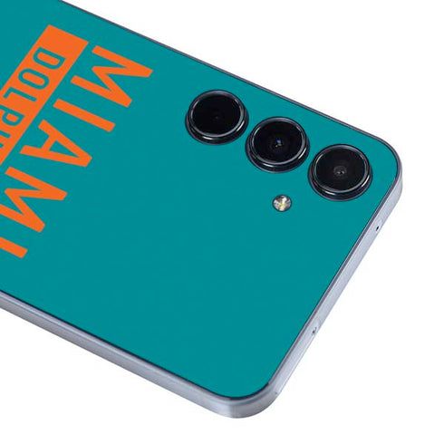 NFL Miami Dolphins Teal Performance Series Galaxy A36 5G Skin