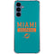NFL Miami Dolphins Teal Performance Series Galaxy A55 5G Clear Case