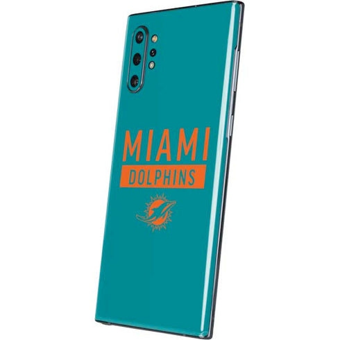 NFL Miami Dolphins Teal Performance Series Galaxy Note 10 Plus Skin