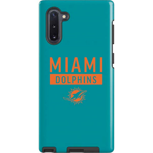 NFL Miami Dolphins Teal Performance Series Galaxy Cases