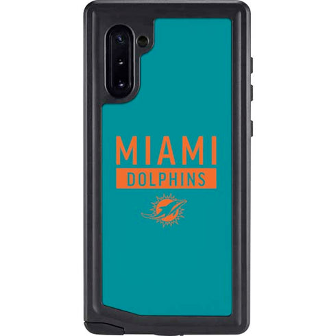 NFL Miami Dolphins Teal Performance Series Galaxy Cases