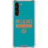NFL Miami Dolphins Teal Performance Series Galaxy S24 FE Clear Case