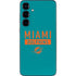 NFL Miami Dolphins Teal Performance Series Galaxy S25 Plus Skin