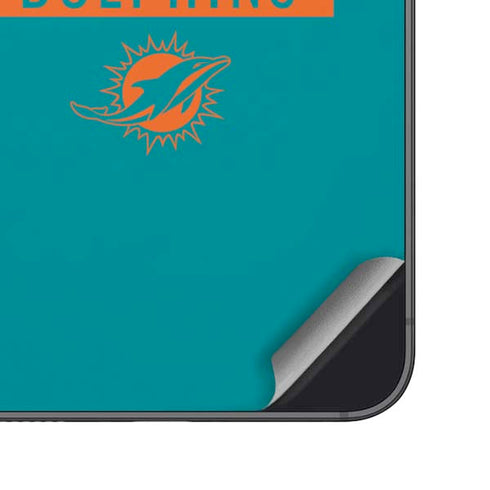 NFL Miami Dolphins Teal Performance Series Galaxy S24 Plus Skin