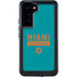 NFL Miami Dolphins Teal Performance Series Galaxy S24 Plus Waterproof Case