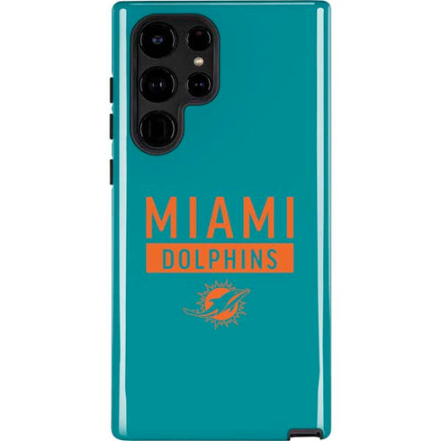 NFL Miami Dolphins Teal Performance Series Galaxy S25 Ultra Impact Case