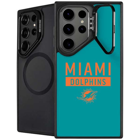 NFL Miami Dolphins Teal Performance Series Galaxy S25 Ultra Kickstand Case