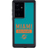 NFL Miami Dolphins Teal Performance Series Galaxy S24 Ultra Waterproof Case