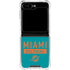 NFL Miami Dolphins Teal Performance Series Galaxy Z Flip6 Clear Case