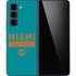 NFL Miami Dolphins Teal Performance Series Galaxy Z Fold5 5G Skin