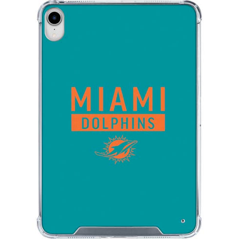NFL Miami Dolphins Teal Performance Series iPad 11th Gen (2025) Clear Case