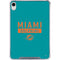 NFL Miami Dolphins Teal Performance Series iPad 11th Gen (2025) Clear Case