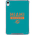 NFL Miami Dolphins Teal Performance Series iPad 11th Gen (2025) Clear Case