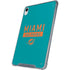 NFL Miami Dolphins Teal Performance Series iPad 11th Gen (2025) Clear Case