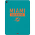 NFL Miami Dolphins Teal Performance Series Apple iPad Air Skin