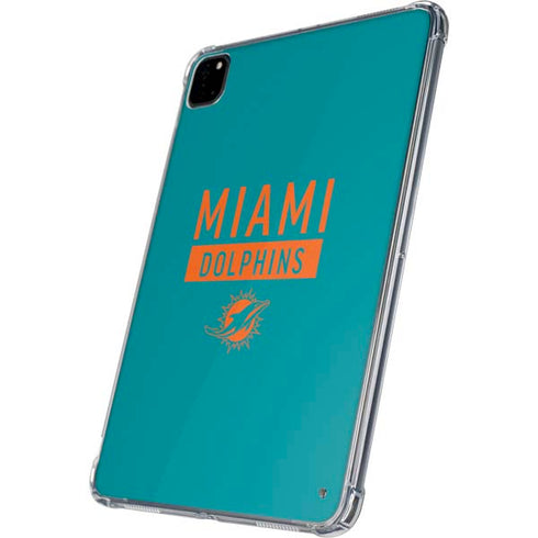 NFL Miami Dolphins Teal Performance Series iPad Pro 11in (2024) Clear Case