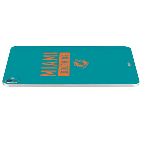 NFL Miami Dolphins Teal Performance Series iPad Pro 13in M4 (2024) Skin